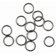 7 mm antique silver jump rings